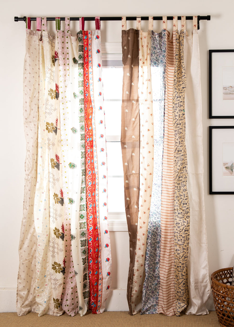 Recycled silk curtains in shakedown street
