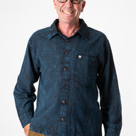 Simple Cotton Stone Wash Shirt