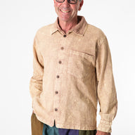 Simple Cotton Stone Wash Shirt
