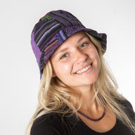 Stone Wash Patchwork Bucket Hat