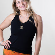 Strappy Cross Back Tank Top