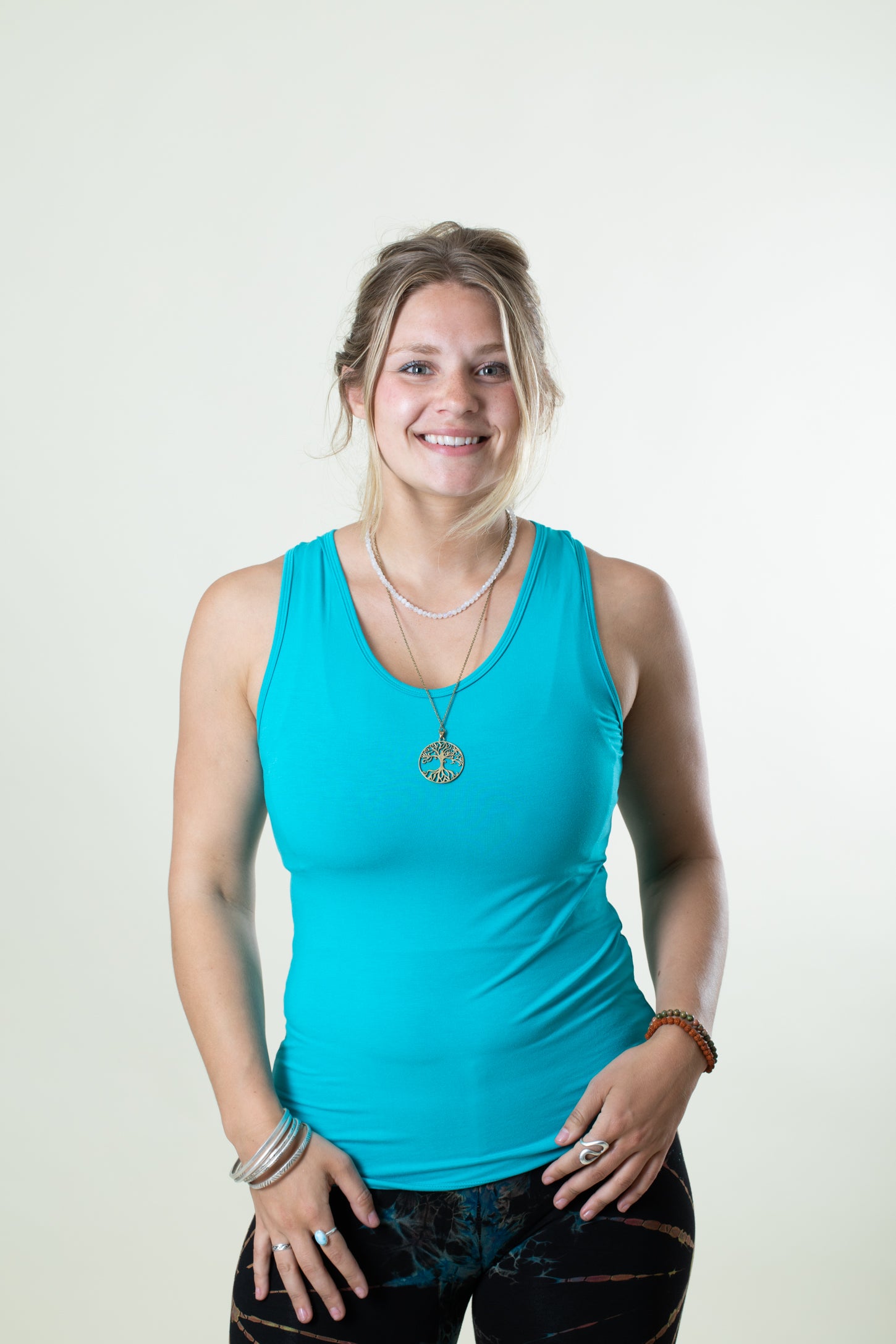 Strappy Cross Back Tank Top