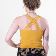 Strappy Cross Back Tank Top