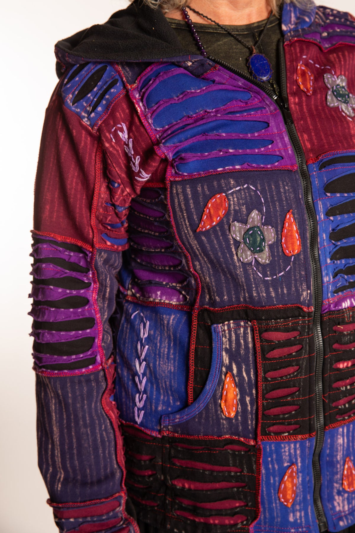 Sunita Patchwork Hoodie