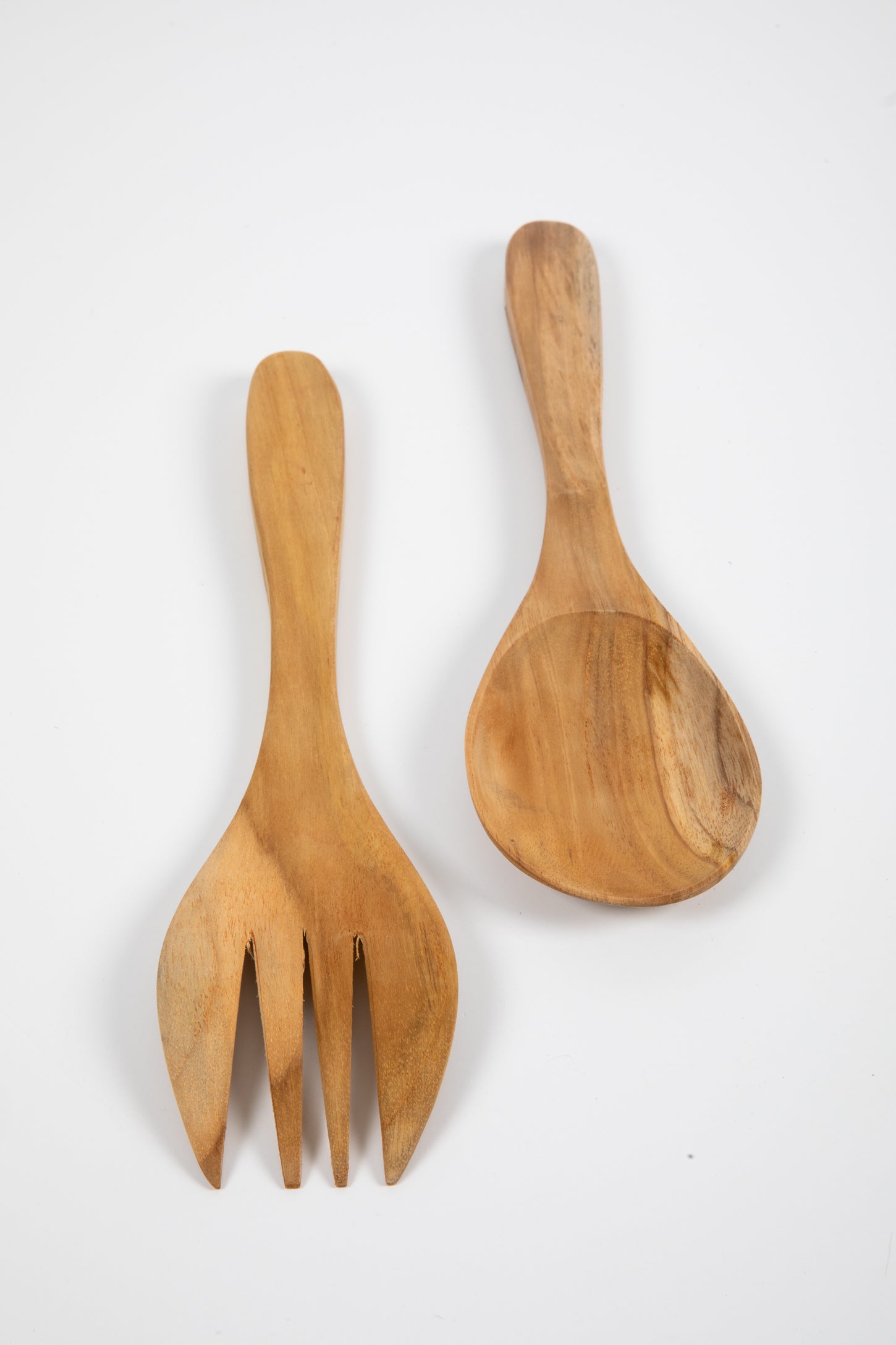 Kayu Teak Salad Servers | Wooden Salad Tongs · Mexicali Blues