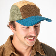 Tokha Color Block Corduroy Hat