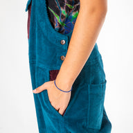 Tokha Color Block Corduroy Overalls