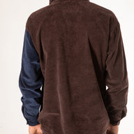 Tokha Corduroy Color Block Button Up