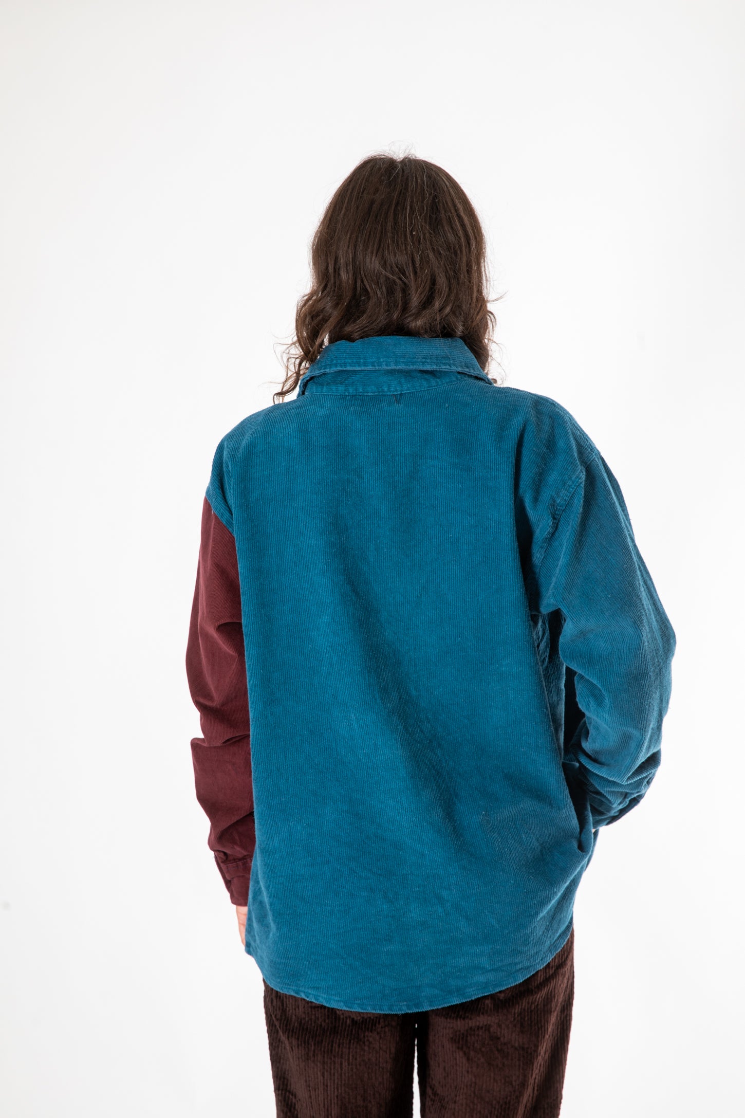 Corduroy color best sale block jacket