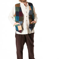 Tokha Patchwork Corduroy Vest