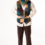 Tokha Patchwork Corduroy Vest
