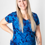 V-Neck Tie Dye T-Shirt