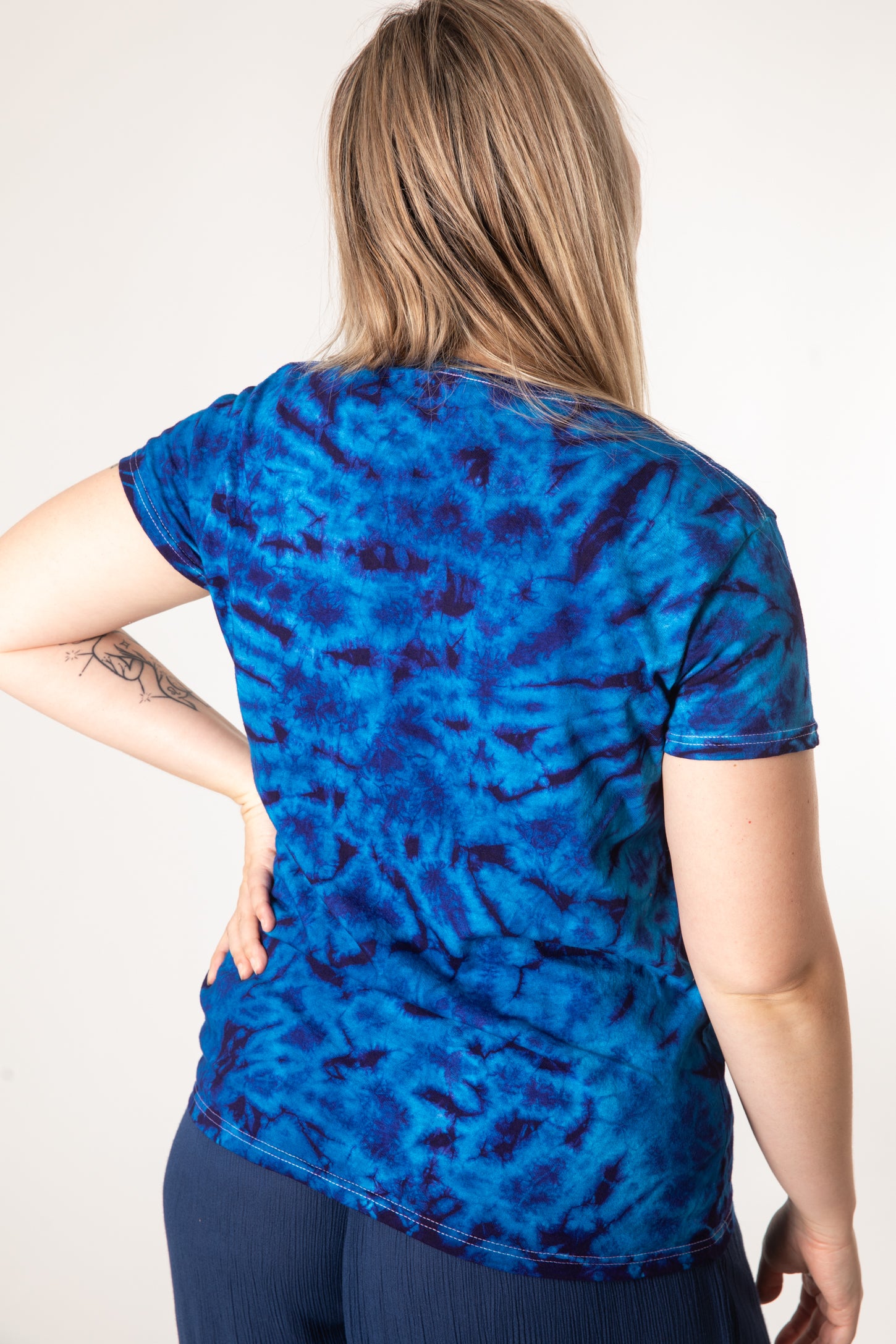 V-Neck Tie Dye T-Shirt