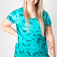 V-Neck Tie Dye T-Shirt
