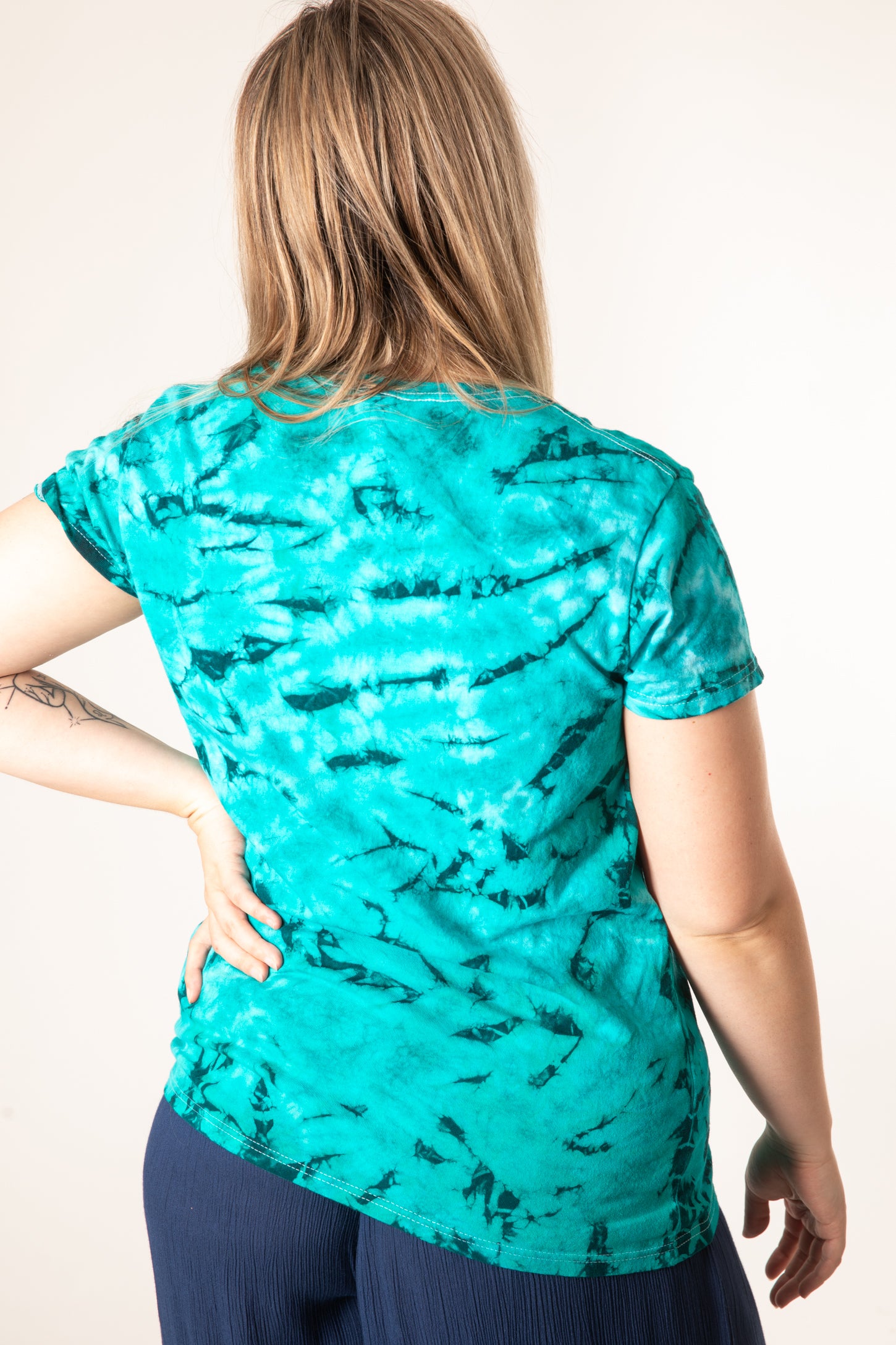 V-Neck Tie Dye T-Shirt