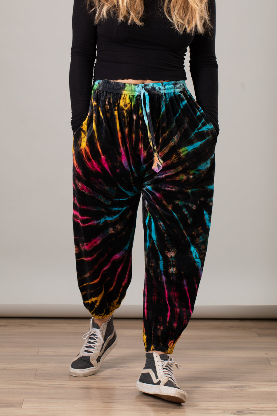 Velour Tie Dye Lounge Pants