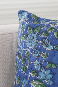 Woven Gudri Block Print Pillow