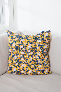 Woven Gudri Block Print Pillow