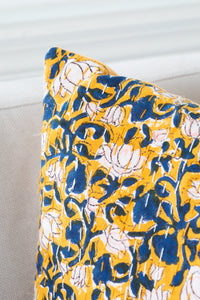 Woven Gudri Block Print Pillow