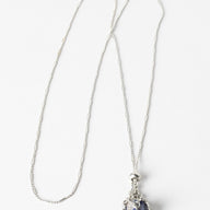 Wrapped Raw Crystal Necklace