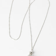 Wrapped Raw Crystal Necklace