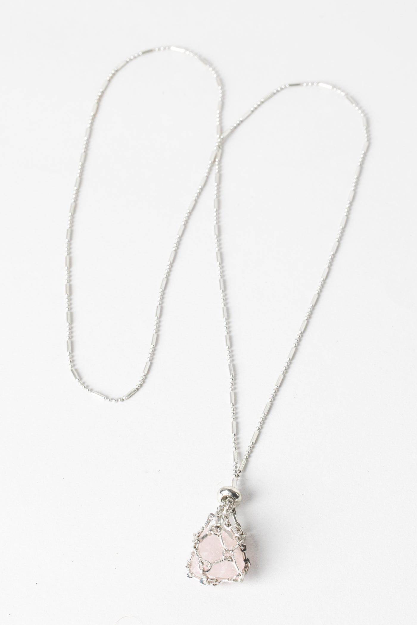 Wrapped Raw Crystal Necklace