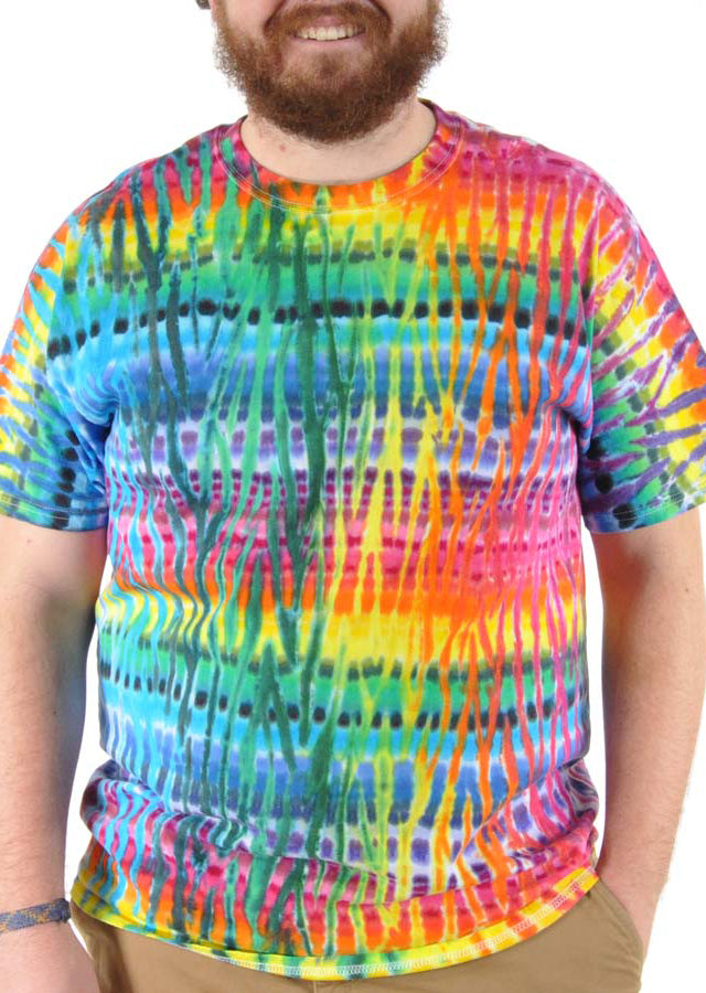 Vertical Burst Killer Tie Dye - Mexicali Blues