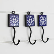 2x2 Ceramic Tile Hook Trio