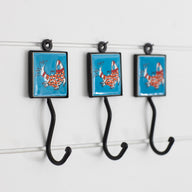 2x2 Ceramic Tile Hook Trio