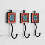 2x2 Ceramic Tile Hook Trio