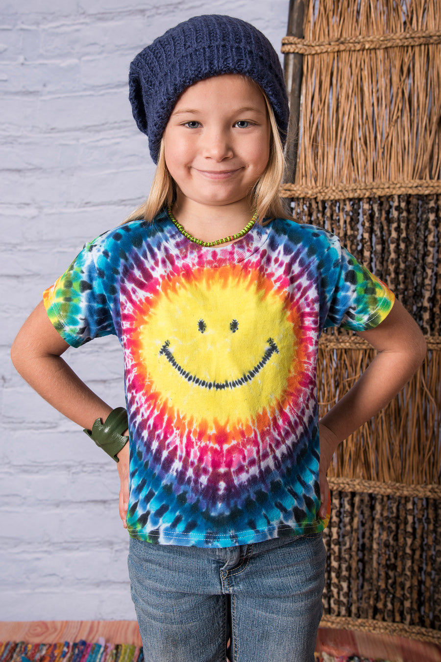 smiley-kids-tie-dye-t