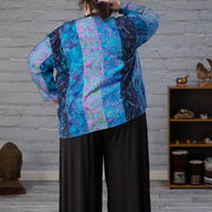 Batik Tamani Panel Cardigan