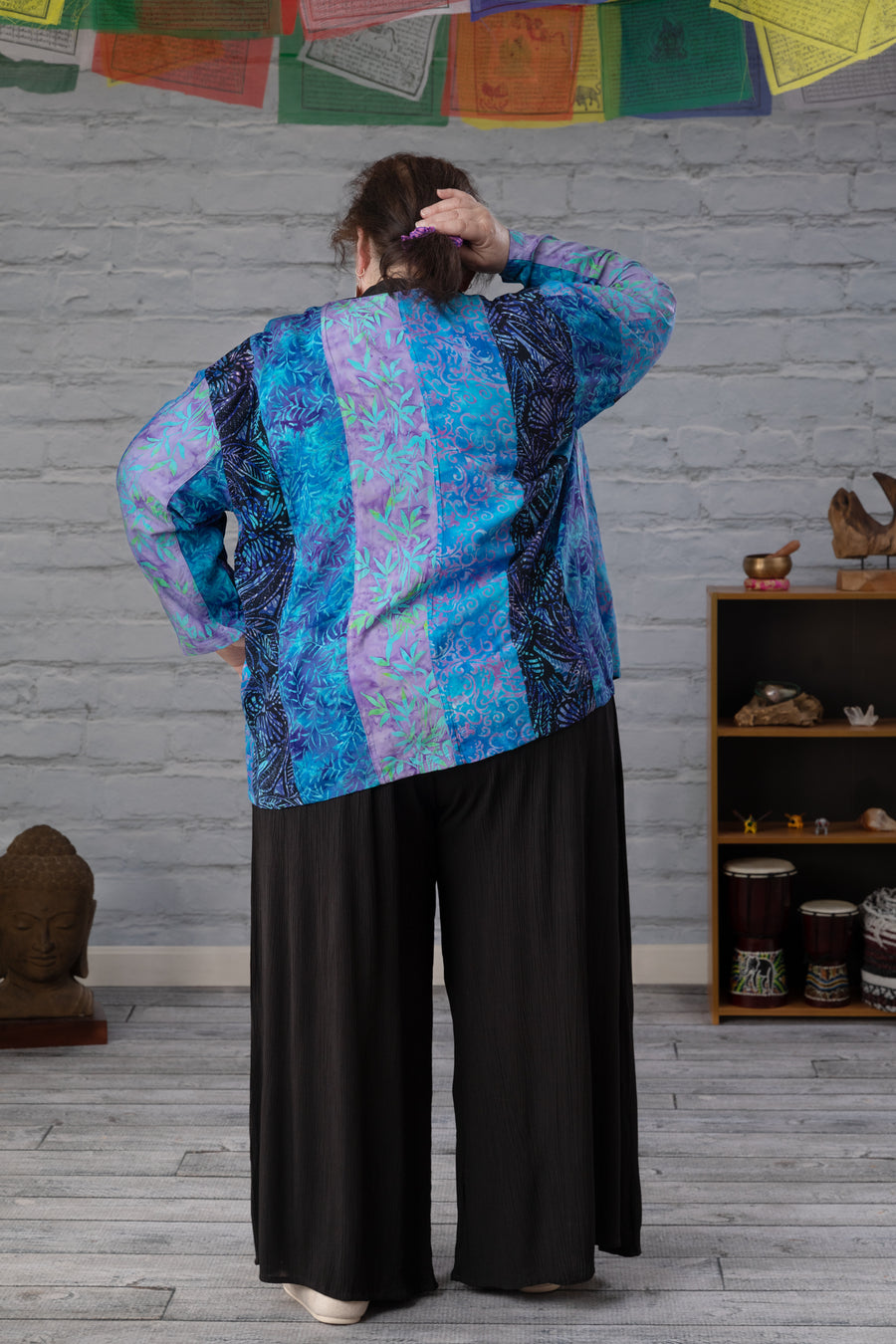 Batik Tamani Panel Cardigan
