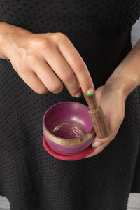 Chakra Singing Bowl With Silk Case in Solar Plexus - Yellow