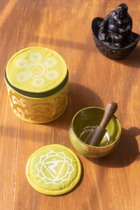 Chakra Singing Bowl With Silk Case in Root - Red