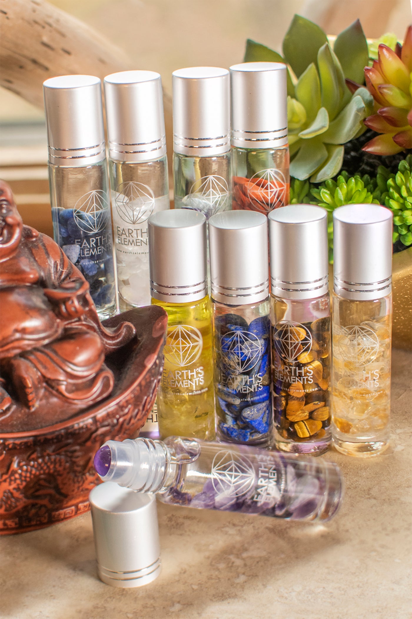 Crystal Charged Organic Essential Oil Roll-On