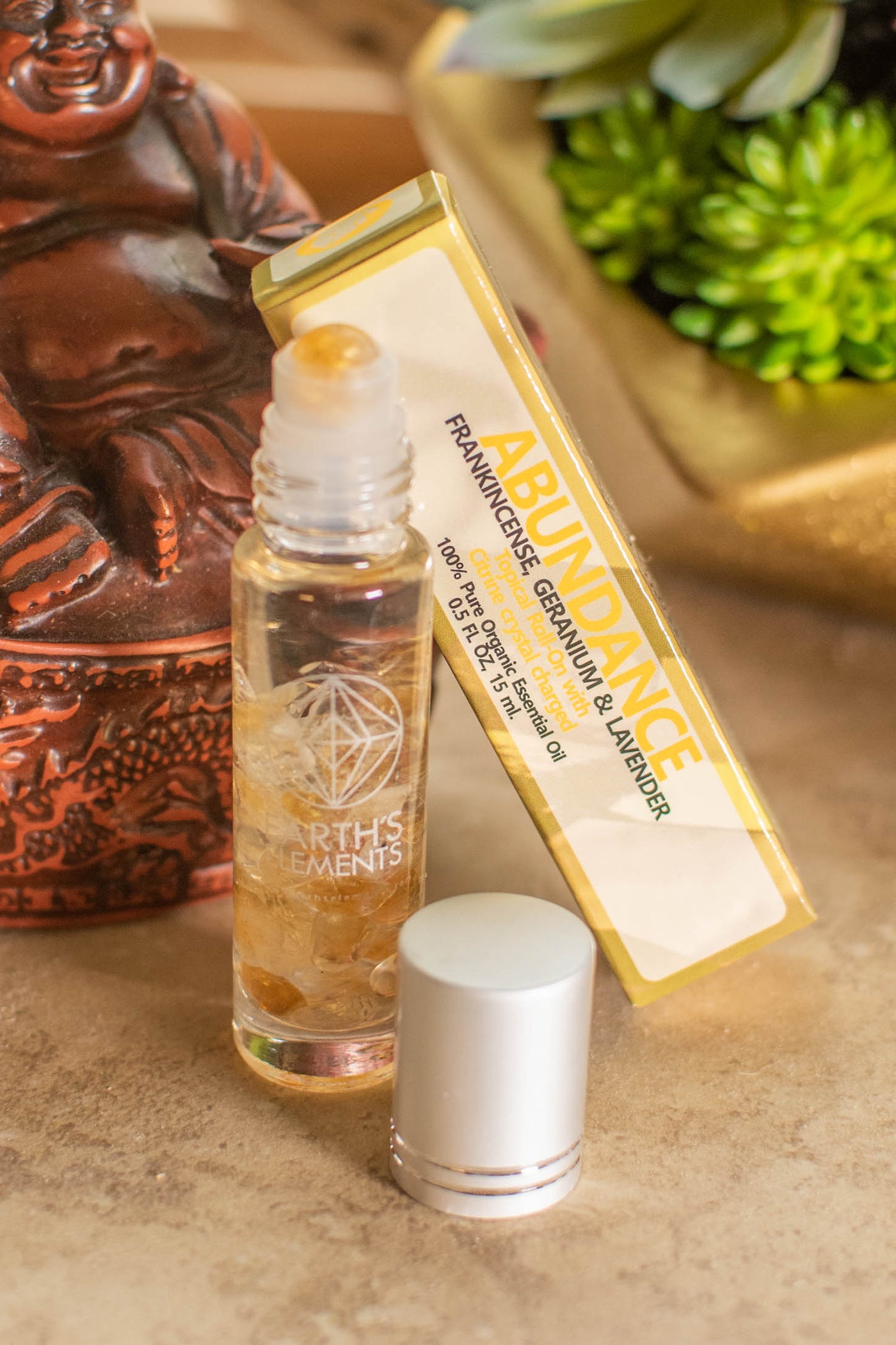Crystal Charged Organic Essential Oil Roll-On