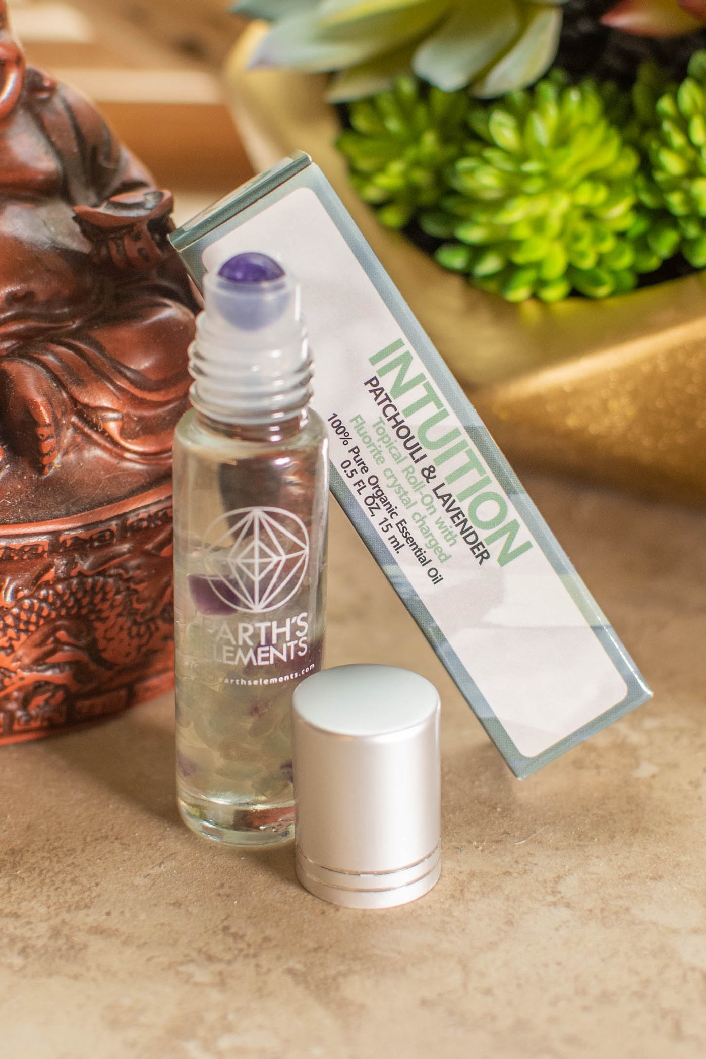 Crystal Charged Organic Essential Oil Roll-On