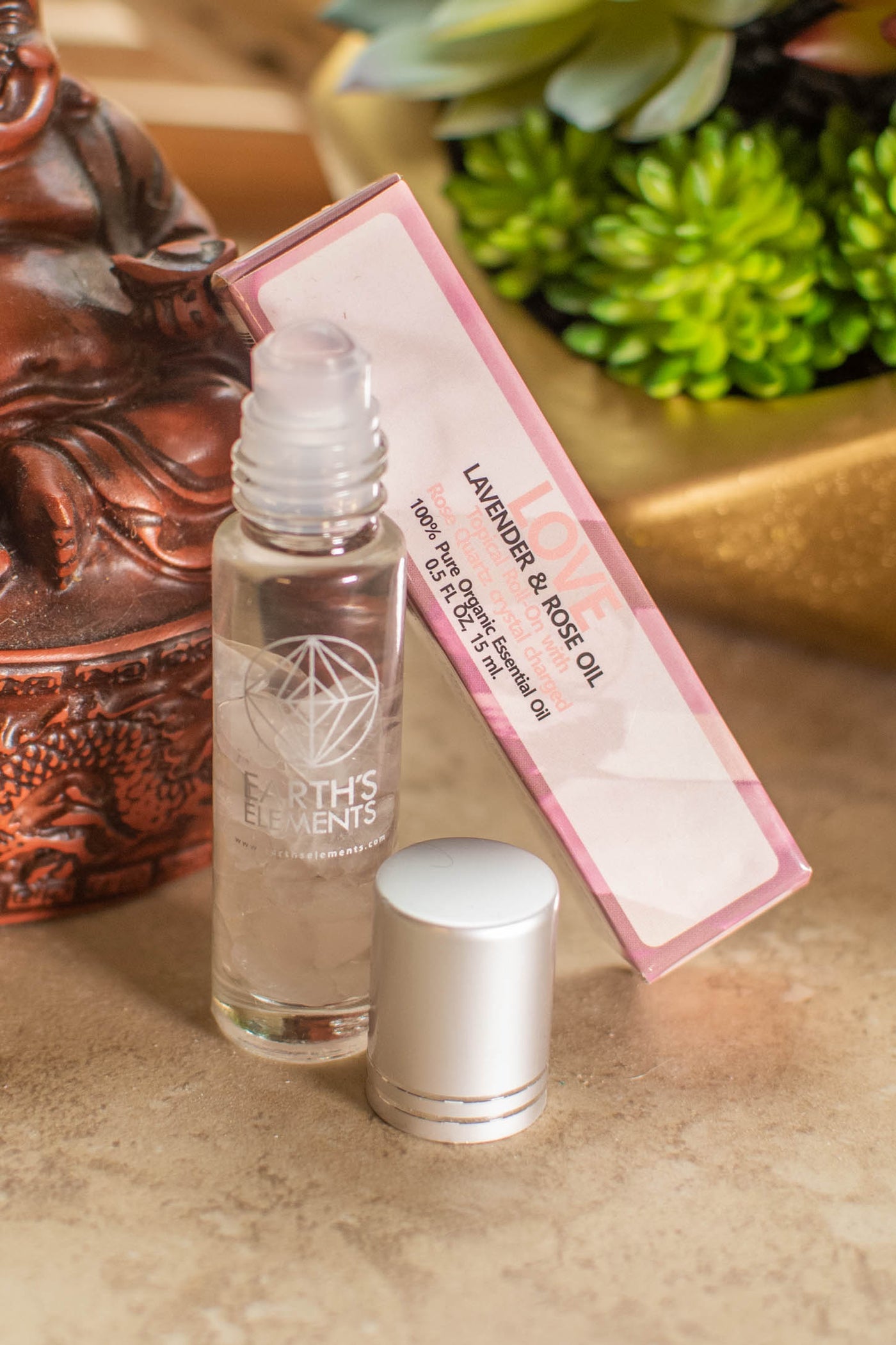 Crystal Charged Organic Essential Oil Roll-On