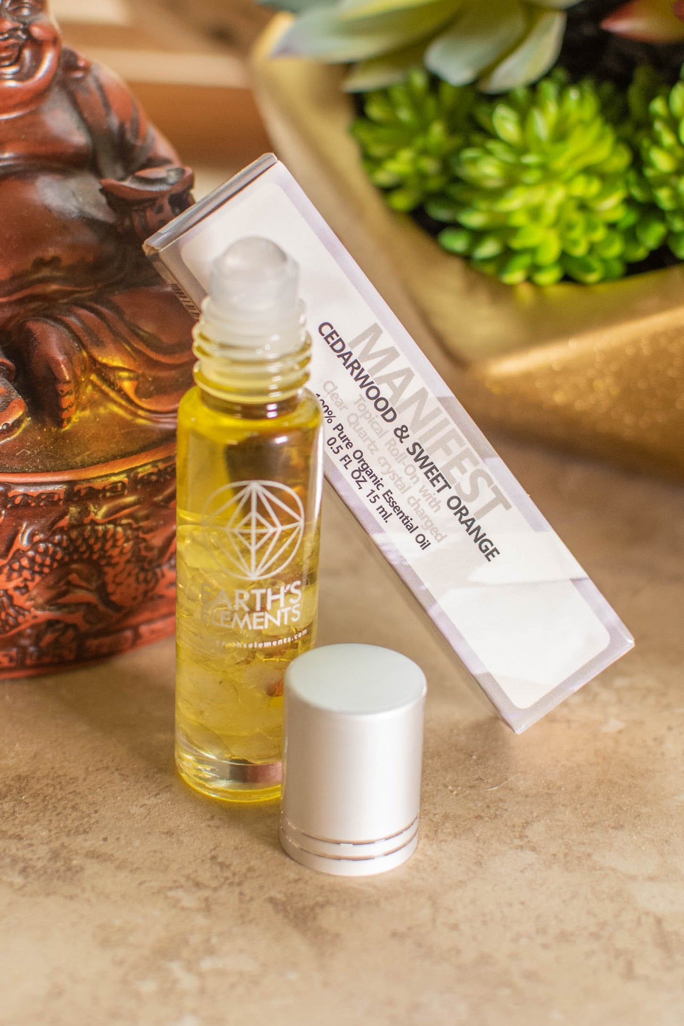 Crystal Charged Organic Essential Oil Roll-On
