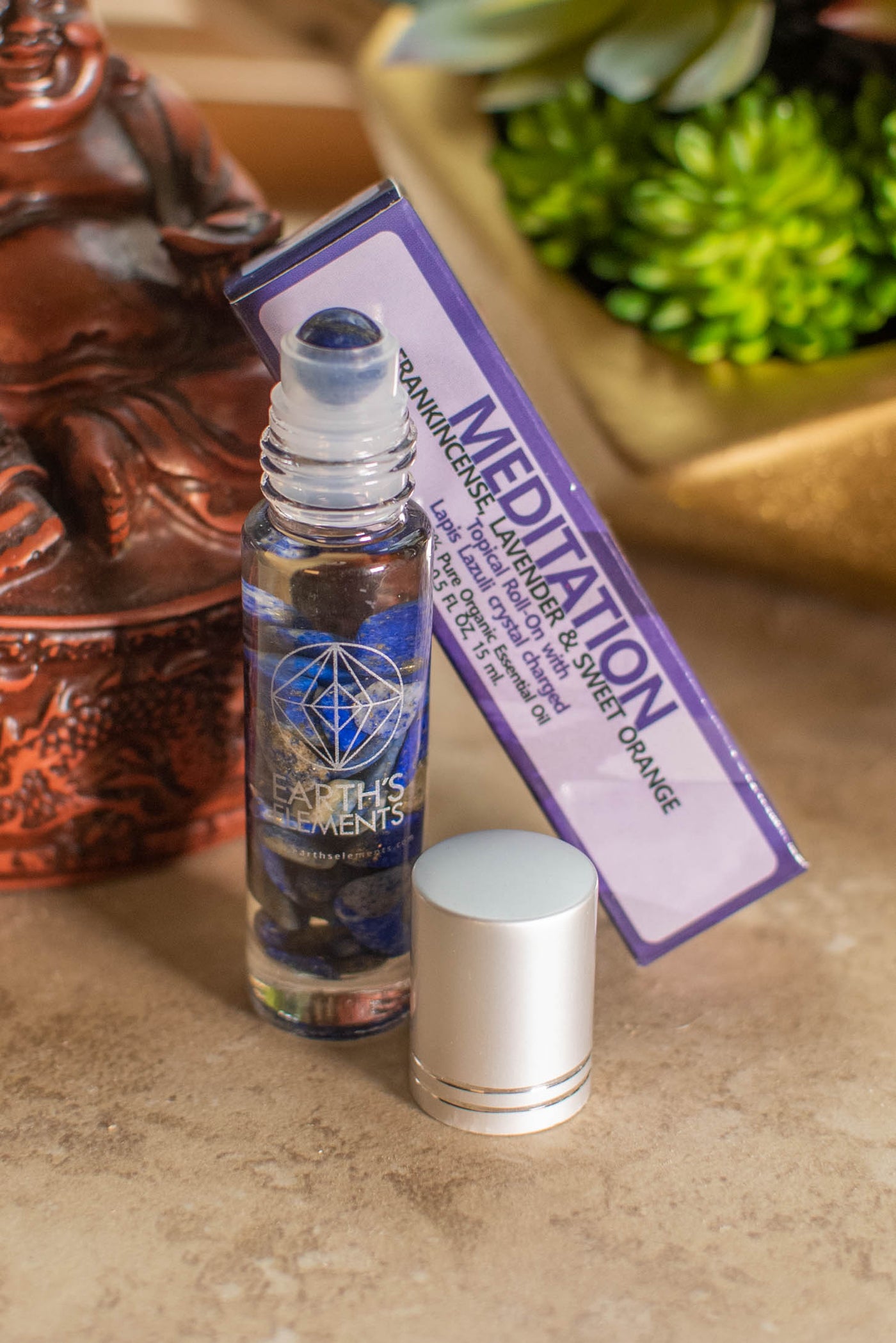 Crystal Charged Organic Essential Oil Roll-On
