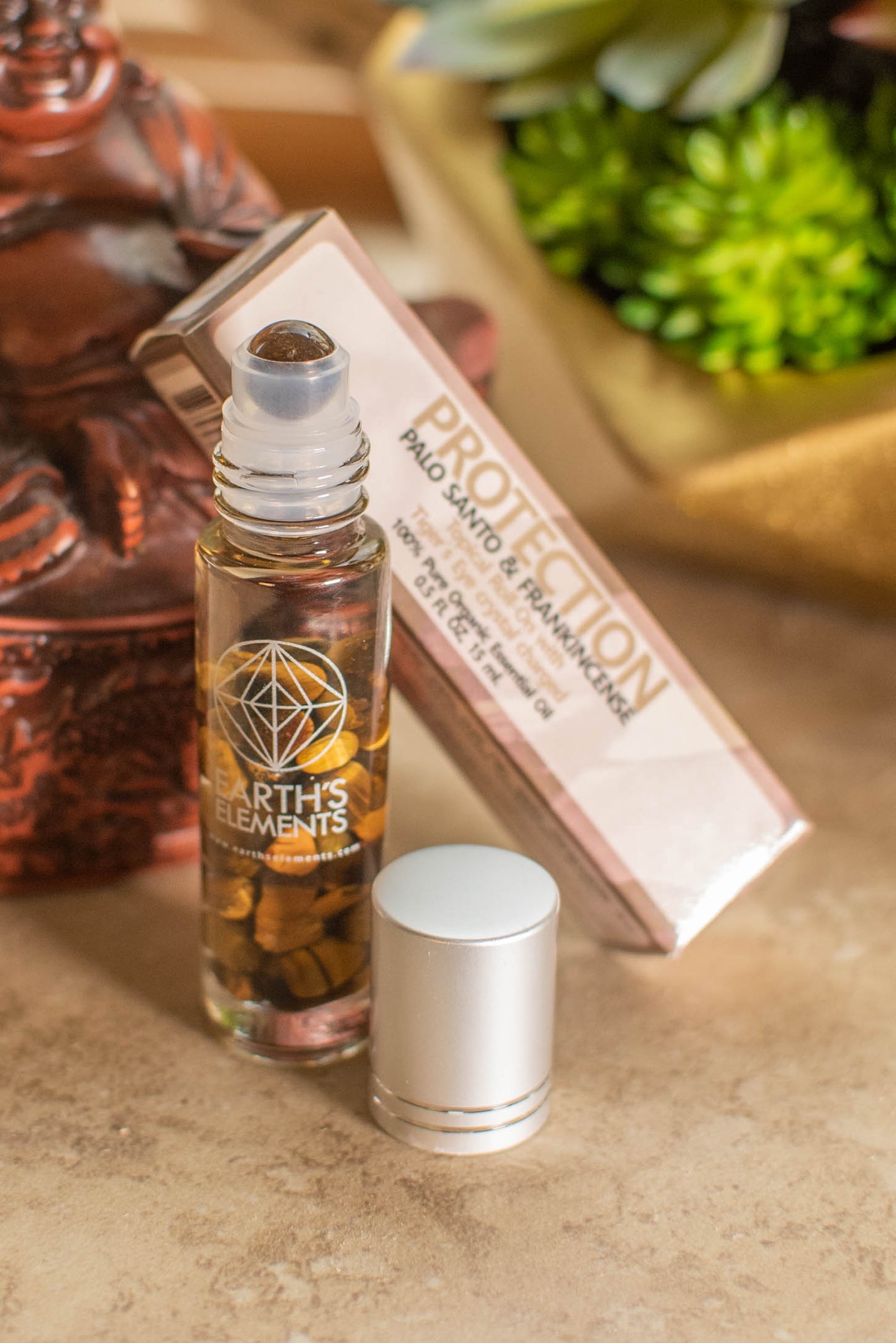 Crystal Charged Organic Essential Oil Roll-On