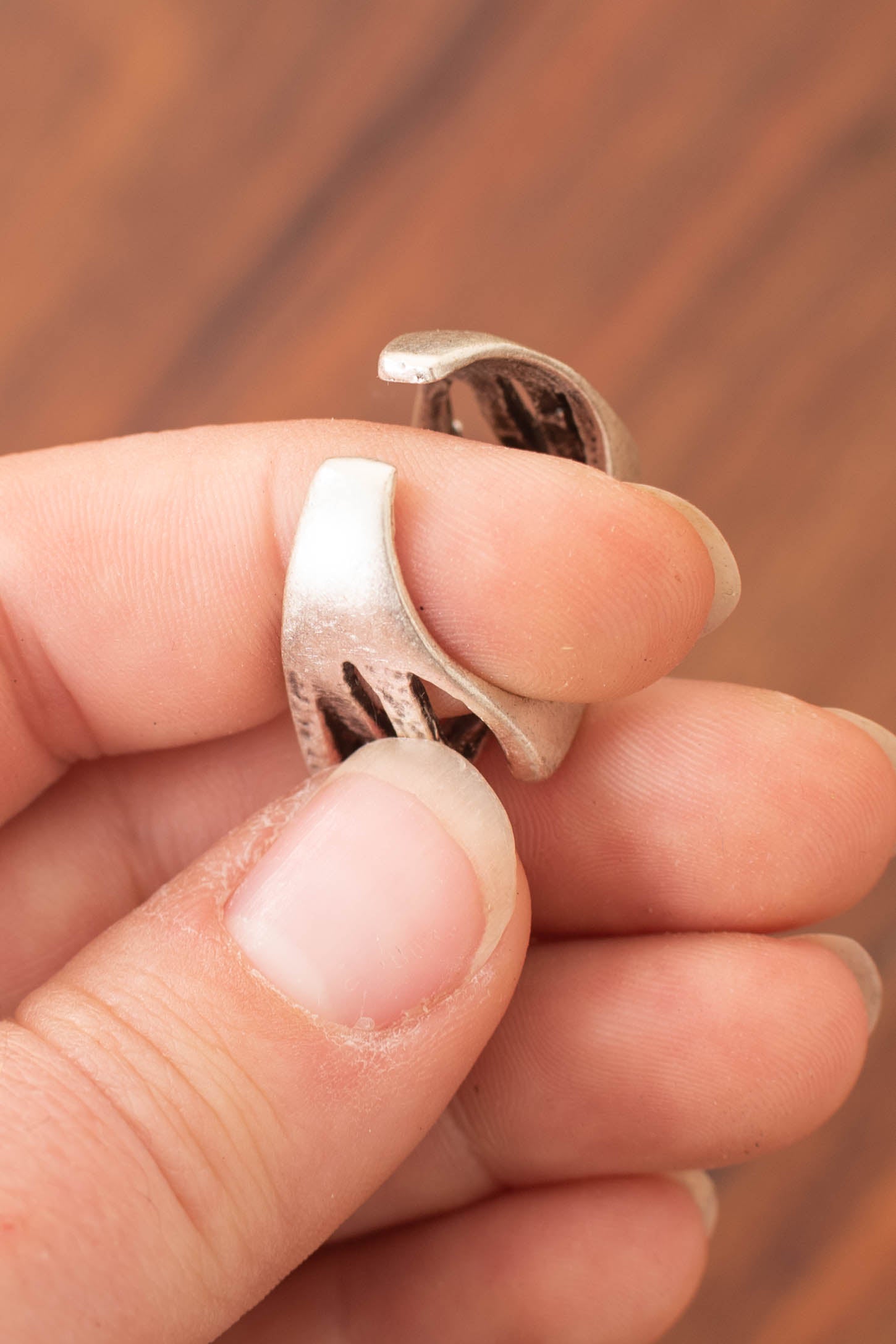 Silvery Snow Leopard Adjustable Zamak Ring | Affordable Fashion
