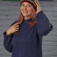 Fleece Lined Wool Patterned Headband