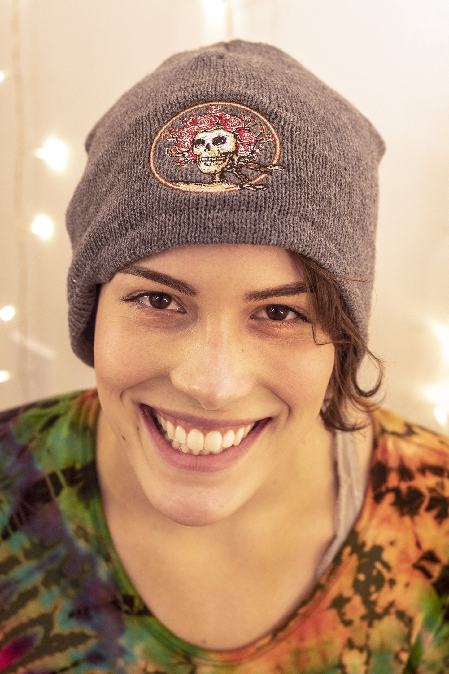Grateful Dead Embroidered Beanie Hat