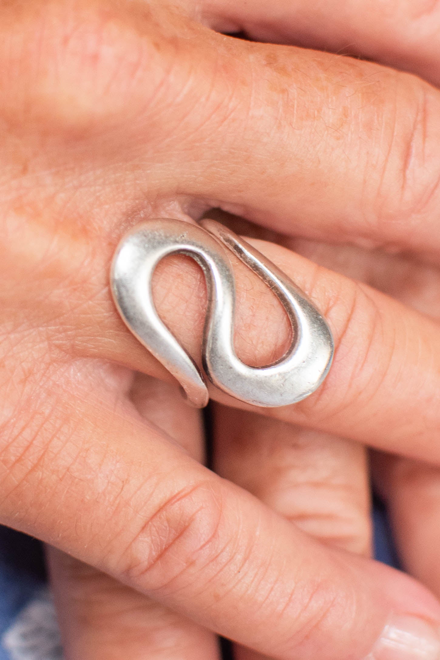 Open Infinity Adjustable Zamak Ring