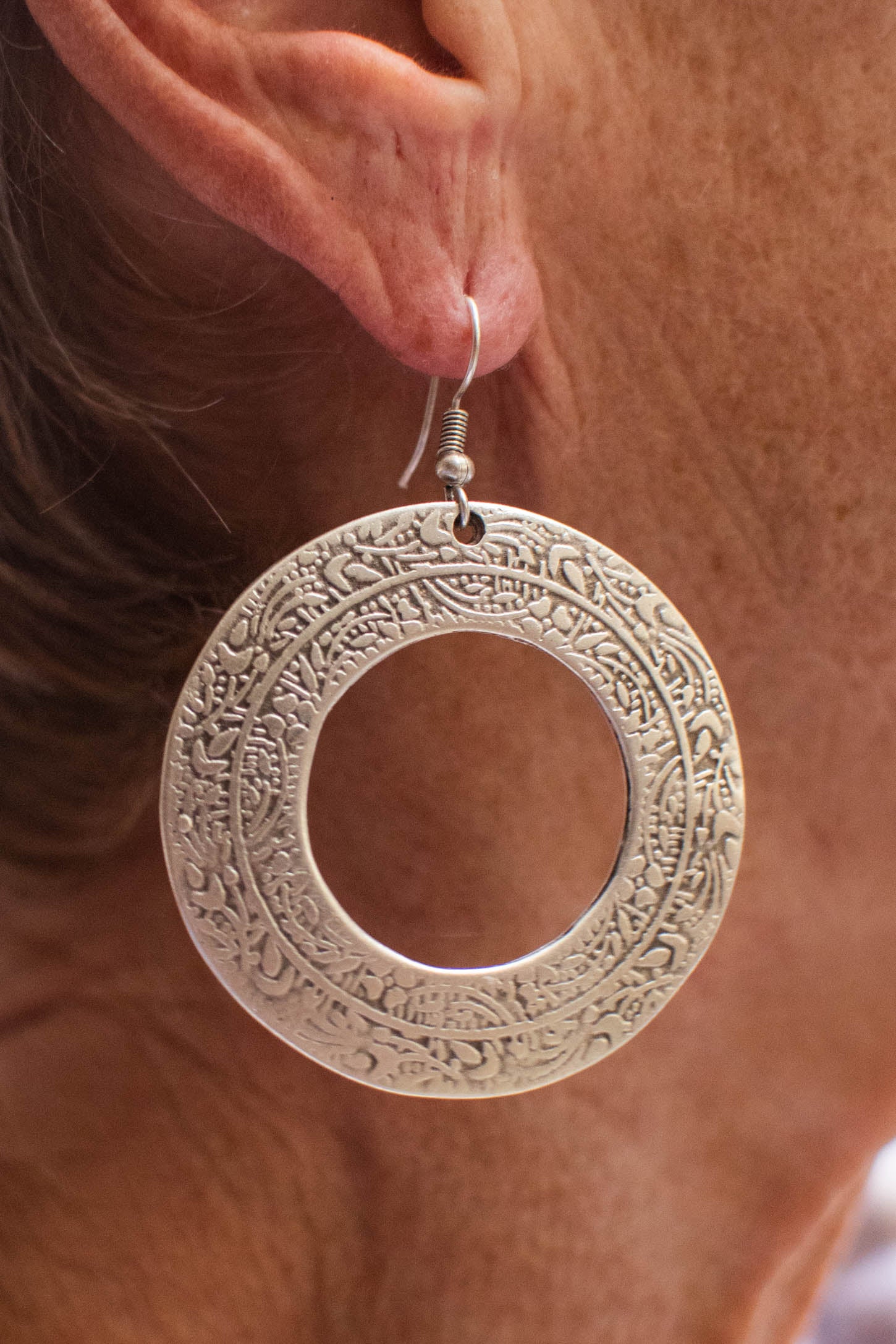 Orbital Flora Zamak Earrings