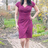 Shelby Faux Wrap Dress