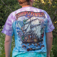 Ship of Fools Tie Dye Grateful Dead T-Shirt