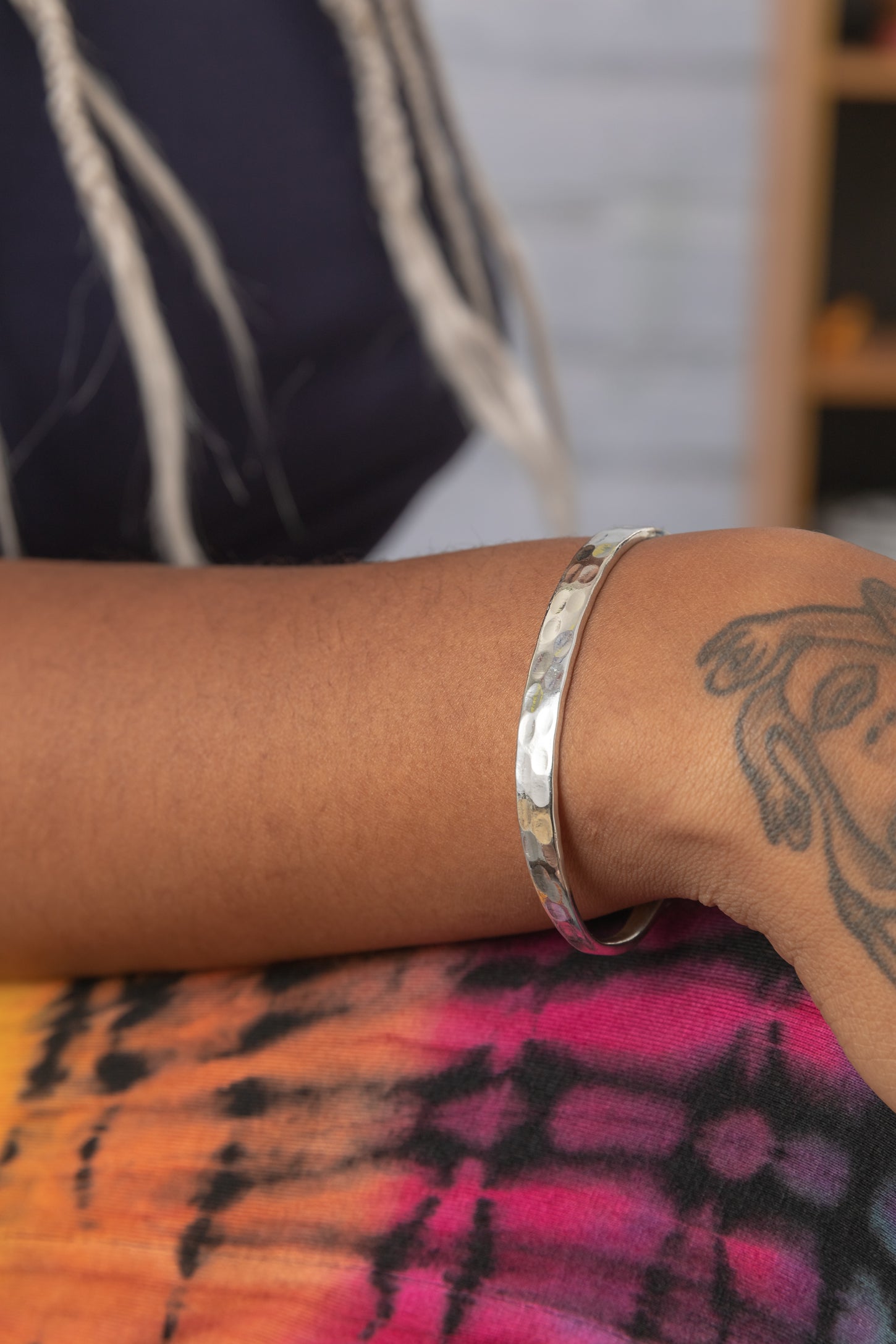 Silver Lining Cuff Bracelet